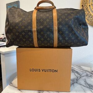 Authentic Louis Vuitton Keepall 55 Monogram Duffel